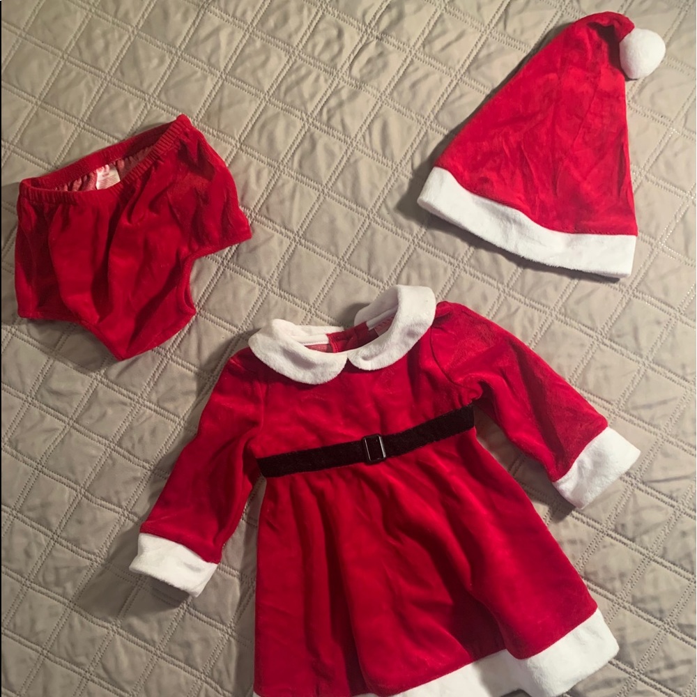 Size 6-9 months Christmas Santa outfit